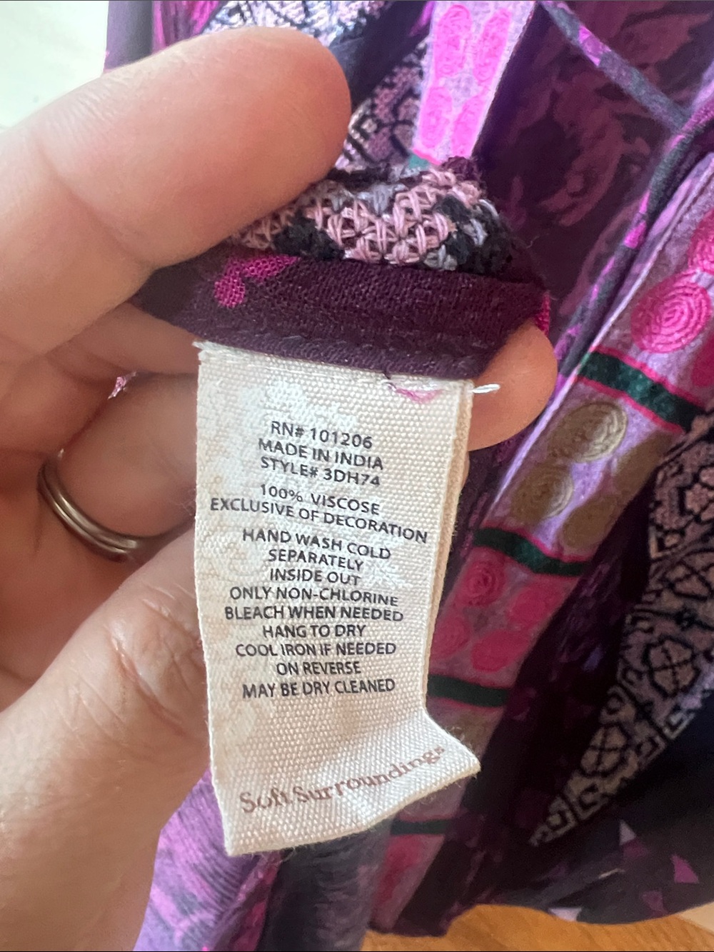 NWOT Soft Surroundings Callie Long Kimono Cardigan - Picture 5 of 7
